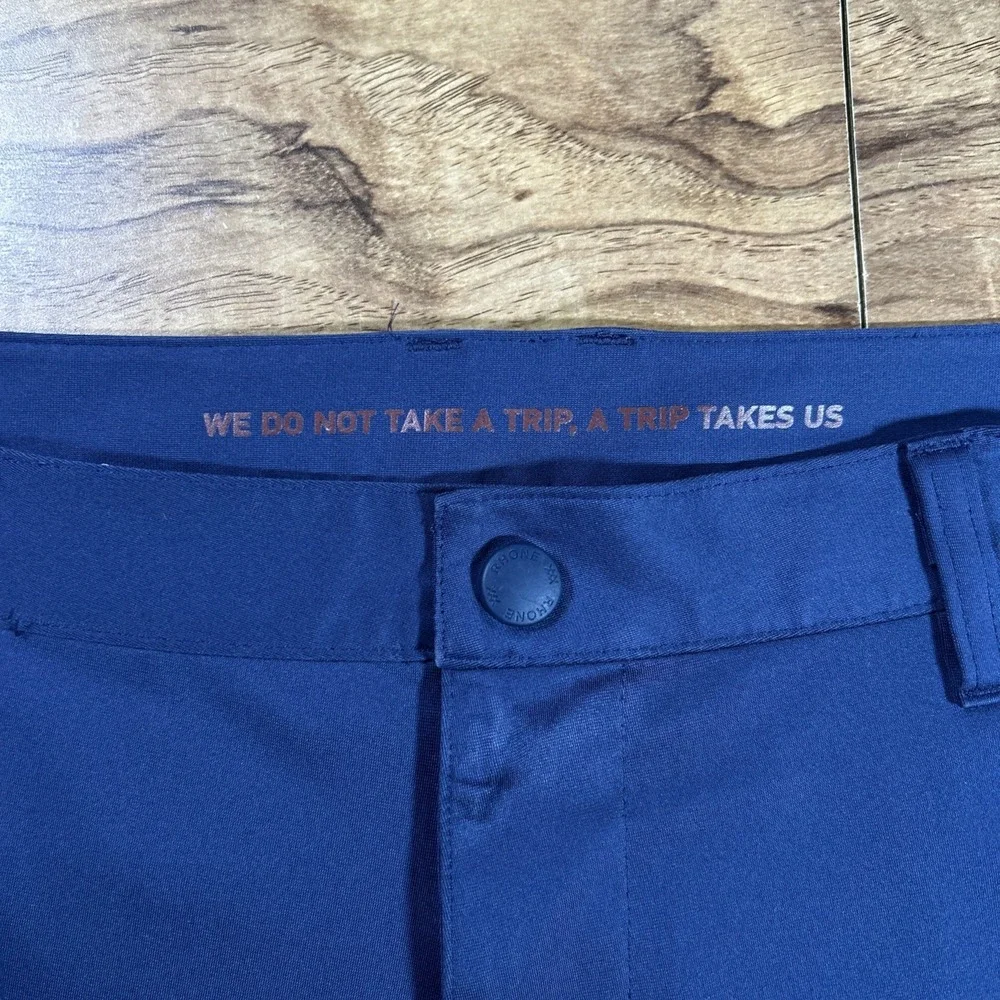 Rhone Commuter Pants Men's 34x29 Blue 5 Pocket Performance Stretch